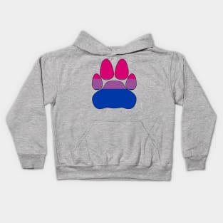 Bi Pride Paw Kids Hoodie